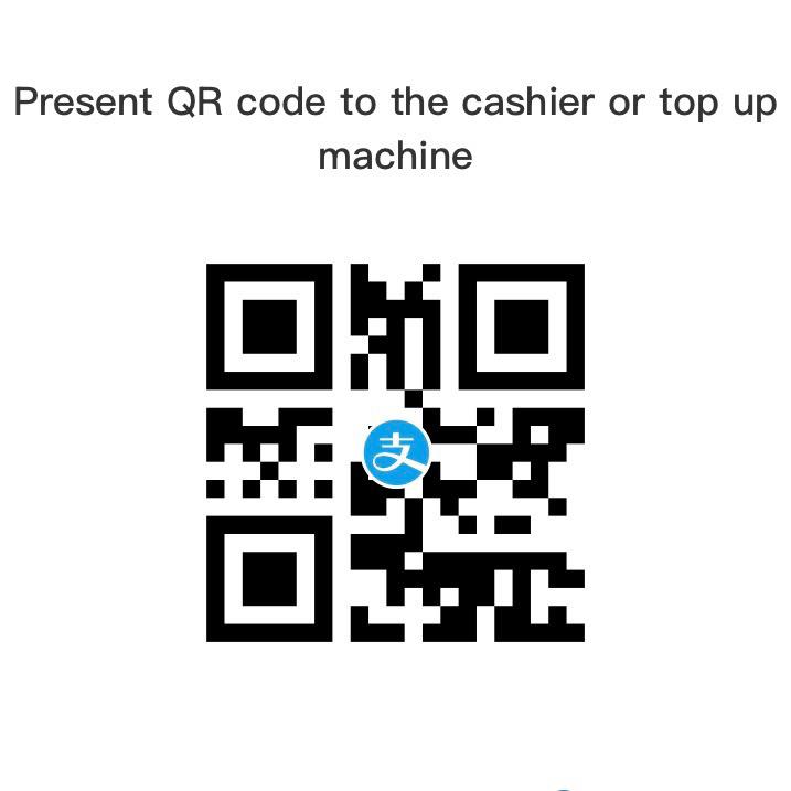 Topup QR Code scan