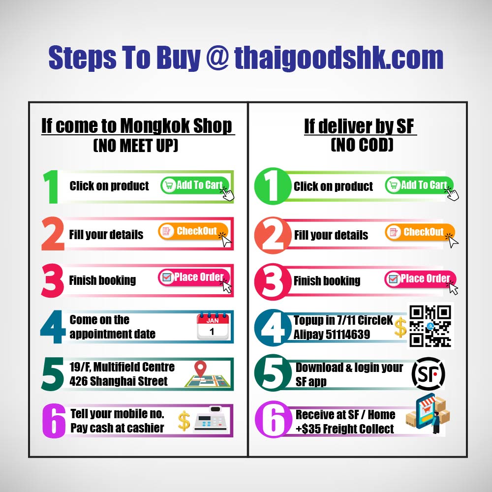 Steps To Buy Website www.thaigoodshk.com