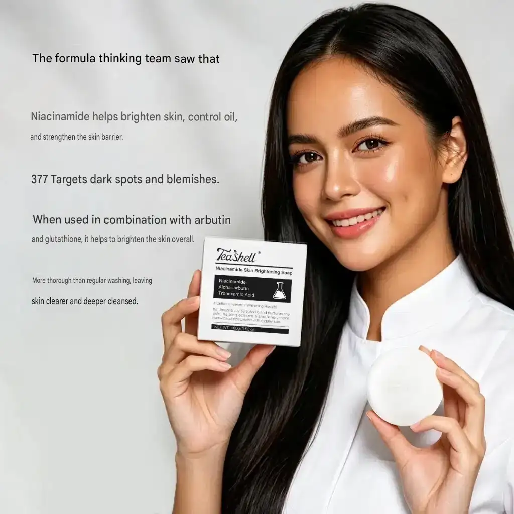 Teashell-Niacinamide-Skin-Brightening-Soap-100g Hong Kong